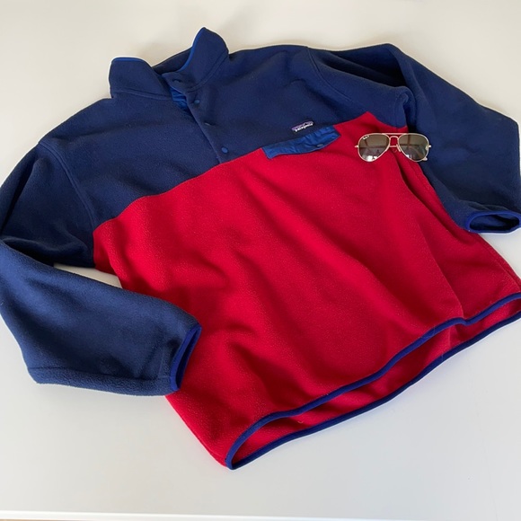 Patagonia Other - Patagonia Snap-T Fleece Pullover Jacket Two-tone